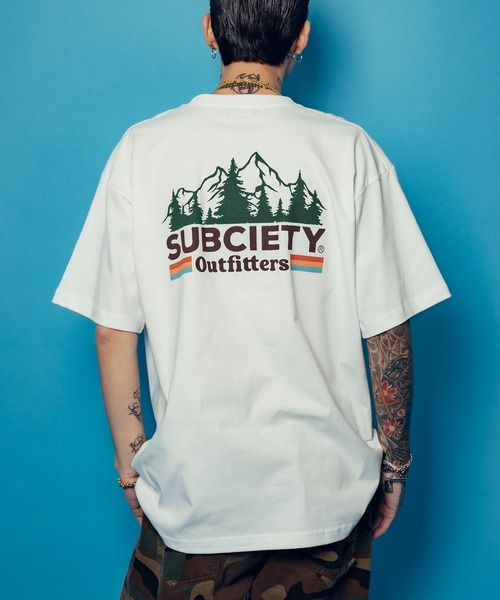 Subciety(サブサエティ)の「Outfitters tee(Tシャツ/カットソー・メンズ・ブラック/ホワイト/チャコール・SMALL/MEDIUM/LARGE/X-LARGE/XX-LARGE)」の9枚目の写真