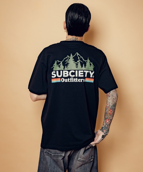 Subciety(サブサエティ)の「Outfitters tee(Tシャツ/カットソー・メンズ・ブラック/ホワイト/チャコール・SMALL/MEDIUM/LARGE/X-LARGE/XX-LARGE)」の11枚目の写真