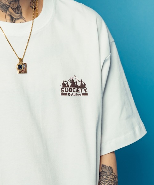 Subciety(サブサエティ)の「Outfitters tee(Tシャツ/カットソー・メンズ・ブラック/ホワイト/チャコール・SMALL/MEDIUM/LARGE/X-LARGE/XX-LARGE)」の15枚目の写真