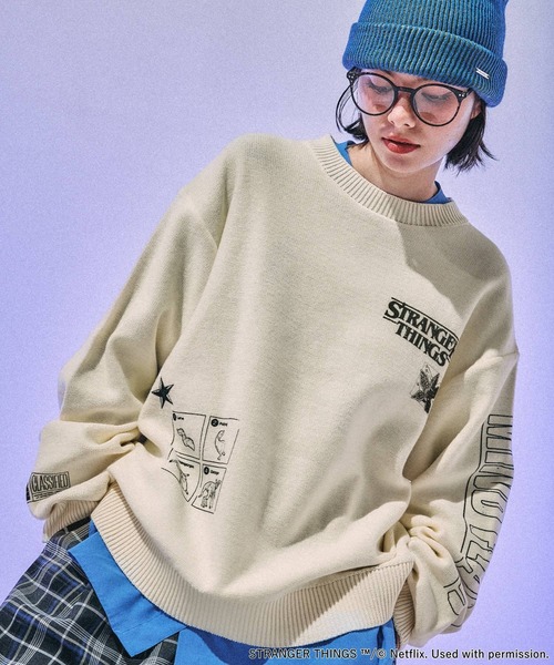 STRANGER THINGS】コラボ アソートモチーフニット（ニット/セーター