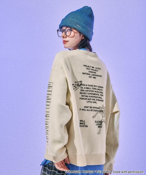 STRANGER THINGS】コラボ アソートモチーフニット（ニット/セーター