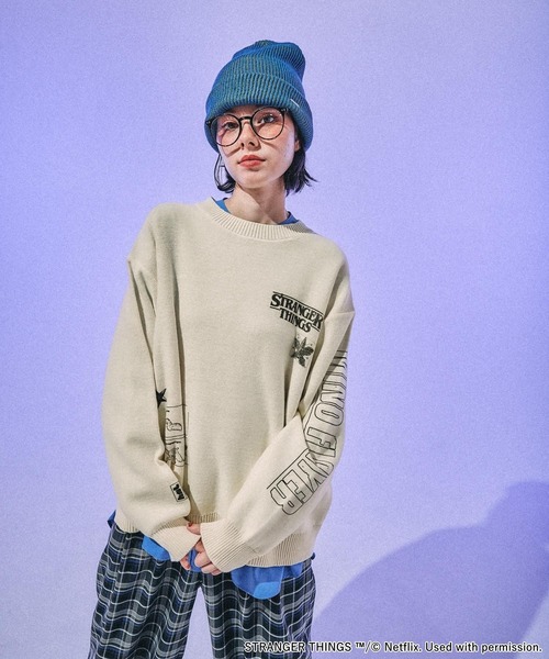 STRANGER THINGS】コラボ アソートモチーフニット（ニット/セーター