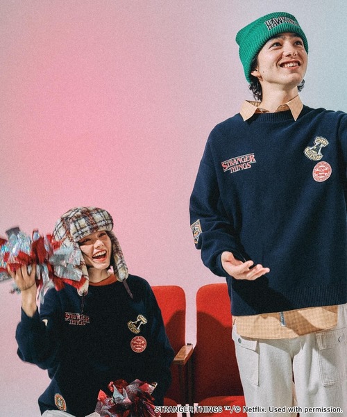 STRANGER THINGS】コラボ アソートモチーフニット（ニット/セーター