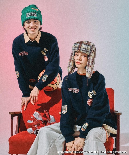 ストレンジャーシングス　ニコアンド　Lサイズ niko and 」が、Netflixシリーズ「ストレンジャー・シングス 未知の
