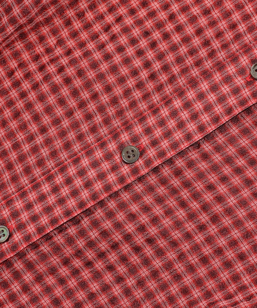 NICE GHOST CLUB(ナイスゴーストクラブ)の「FFATS ROUND COLLAR SHIRT_RED(NG2FSUW300A)(シャツ/ブラウス・レディース・レッド・S/M)」の4枚目の写真