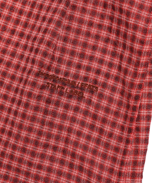 NICE GHOST CLUB(ナイスゴーストクラブ)の「FFATS ROUND COLLAR SHIRT_RED(NG2FSUW300A)(シャツ/ブラウス・レディース・レッド・S/M)」の6枚目の写真