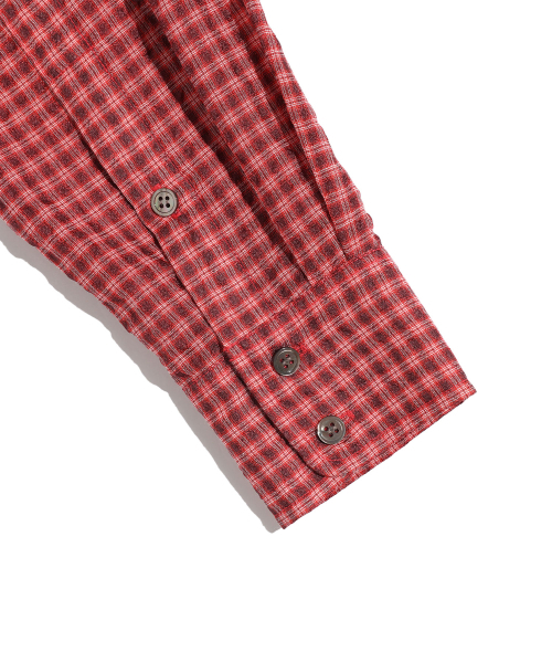 NICE GHOST CLUB(ナイスゴーストクラブ)の「FFATS ROUND COLLAR SHIRT_RED(NG2FSUW300A)(シャツ/ブラウス・レディース・レッド・S/M)」の7枚目の写真