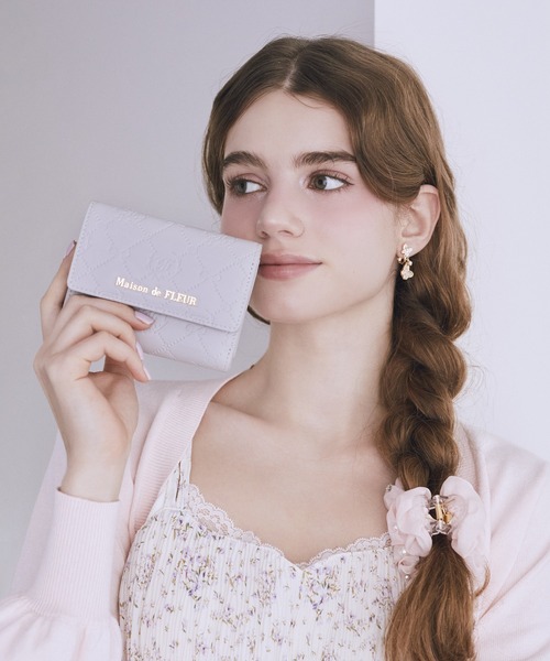 カラーモノグラムウォレット（財布）｜Maison de FLEUR（メゾンド