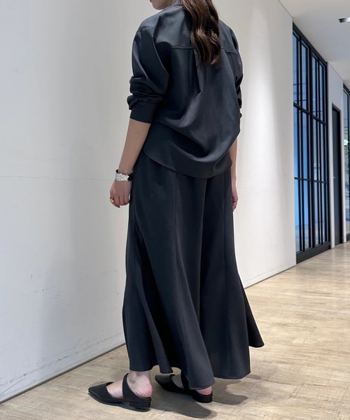 CADUNE（カデュネ）の「ドロストシャツワンピース（ワンピース・レディース・ネイビー/チャコールグレー/ベージュ系その他・38/36）」の5枚目の写真