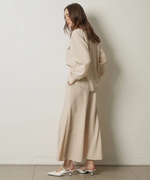 CADUNE（カデュネ）の「ドロストシャツワンピース（ワンピース・レディース・ネイビー/チャコールグレー/ベージュ系その他・38/36）」の18枚目の写真