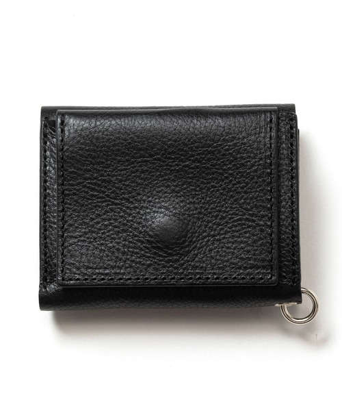 CALEE(キャリー)の「CALEE/キャリー STUDS LEATHER MULTI WALLET レザー財布 2026年 夏 夏服(財布・メンズ・ブラック・FREE)」の2枚目の写真
