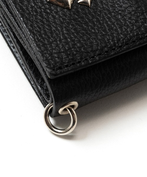 CALEE(キャリー)の「CALEE/キャリー STUDS LEATHER MULTI WALLET レザー財布 2026年 夏 夏服(財布・メンズ・ブラック・FREE)」の5枚目の写真