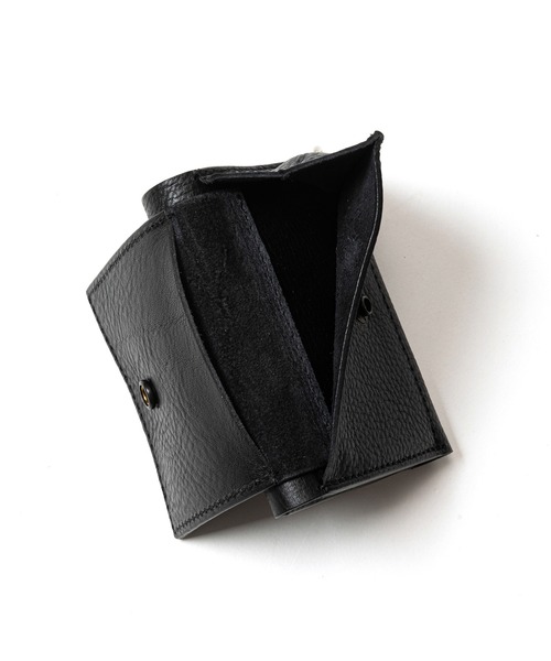 CALEE(キャリー)の「CALEE/キャリー STUDS LEATHER MULTI WALLET レザー財布 2026年 夏 夏服(財布・メンズ・ブラック・FREE)」の7枚目の写真