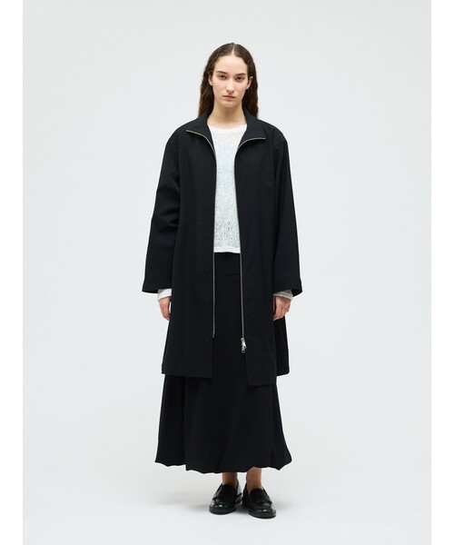 mizuiroind(ミズイロインド)の「mizuiro ind ハイネックジップコート(その他アウター・レディース・ネイビー/チャコールグレー/ブラック・FREE)」の11枚目の写真