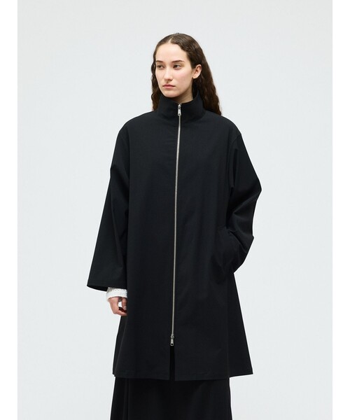 mizuiroind(ミズイロインド)の「mizuiro ind ハイネックジップコート(その他アウター・レディース・ネイビー/チャコールグレー/ブラック・FREE)」の12枚目の写真