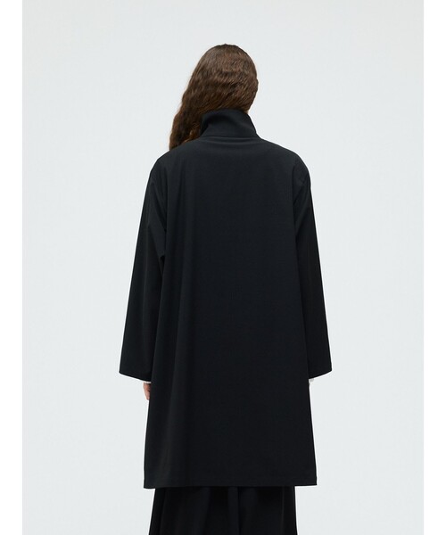 mizuiroind(ミズイロインド)の「mizuiro ind ハイネックジップコート(その他アウター・レディース・ネイビー/チャコールグレー/ブラック・FREE)」の15枚目の写真