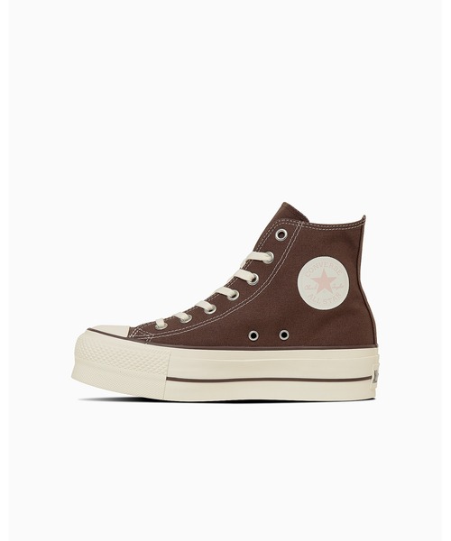 CONVERSE ALL STAR(コンバースオールスター)の「【直営店限定】ALL STAR LIFTED BP HI / オールスター リフテッド BP HI(スニーカー・レディース・ブラウン・4/3.5/9/9.5/8.5/8/4.5/5.5/6.5/7/7.5/3/5/10.5/11.5)」の2枚目の写真