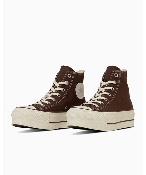 CONVERSE ALL STAR(コンバースオールスター)の「【直営店限定】ALL STAR LIFTED BP HI / オールスター リフテッド BP HI(スニーカー・レディース・ブラウン・4/3.5/9/9.5/8.5/8/4.5/5.5/6.5/7/7.5/3/5/10.5/11.5)」の3枚目の写真