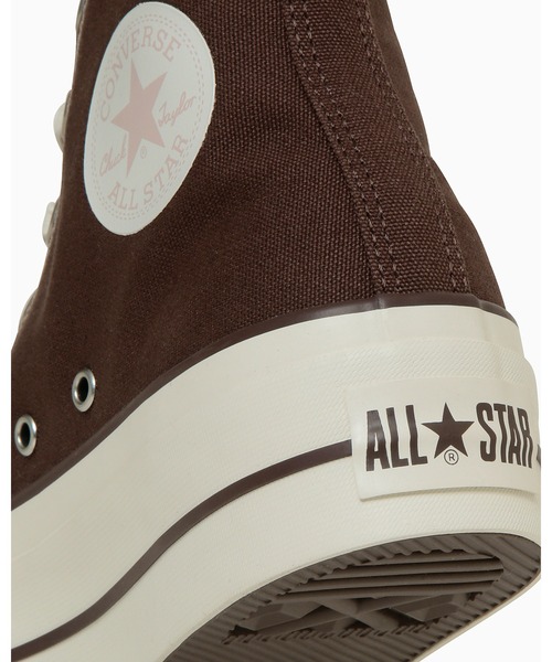 CONVERSE ALL STAR(コンバースオールスター)の「【直営店限定】ALL STAR LIFTED BP HI / オールスター リフテッド BP HI(スニーカー・レディース・ブラウン・4/3.5/9/9.5/8.5/8/4.5/5.5/6.5/7/7.5/3/5/10.5/11.5)」の9枚目の写真