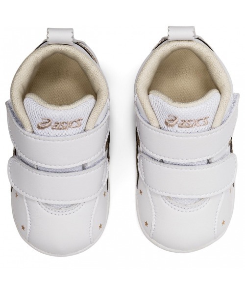 ASICS(アシックス)の「アシックス スクスク アミュレ ファースト SL(ベビーシューズ/ベビーソックス・キッズ・ホワイト×ゴールド/ホワイト・13.0cm/11.5cm/12.0cm/12.5cm/13.5cm)」の9枚目の写真