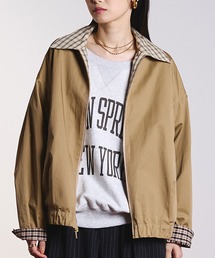 ROSE BUD | (CREOLME)REVERSIBLE CHECK JACKET(ブルゾン)