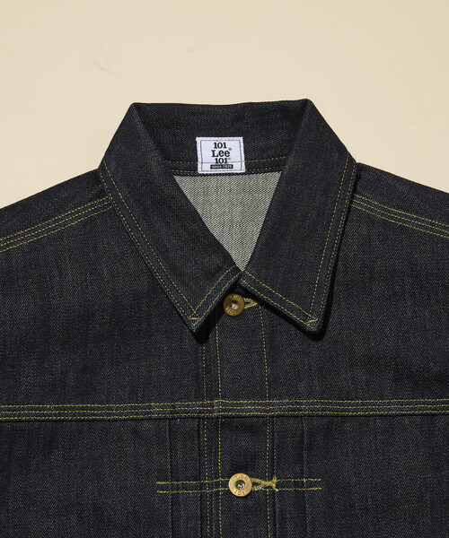 Lee(リー)の「Lee × FREAK'S STORE/リー 別注 COWBOY JACKET/カウボーイ デニムジャケット(ブルゾン・メンズ・ネイビー/インディゴブルー・LARGE/MEDIUM)」の4枚目の写真