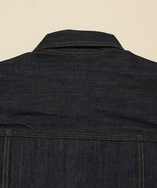 Lee(リー)の「Lee × FREAK'S STORE/リー 別注 COWBOY JACKET/カウボーイ デニムジャケット(ブルゾン・メンズ・ネイビー/インディゴブルー・LARGE/MEDIUM)」の12枚目の写真