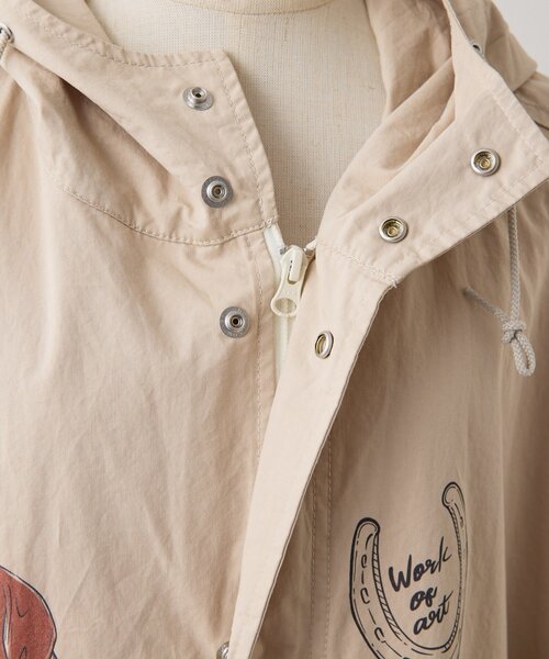 ear PAPILLONNER(イアパピヨネ)の「Kendai×SUM1 STYLE別注マンパ【SUM1 STYLE】(その他アウター・レディース・ブルー/ベージュ・FREE)」の15枚目の写真