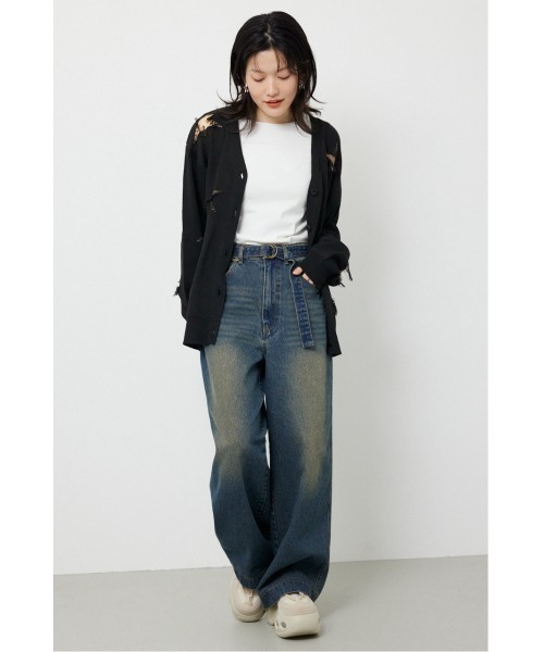 RODEO CROWNS WIDE BOWL(ロデオクラウンズワイドボウル)の「BAZOOKA パンツ(その他パンツ・レディース・ブルー/ブラック/ベージュ・SMALL/MEDIUM)」の17枚目の写真