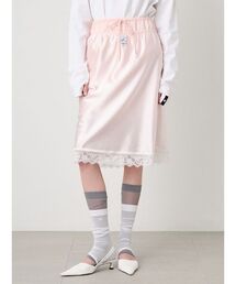 SORIN（ソリン　）の「Satin Layered Midi Skirt/サテン レイヤードミディスカート（スカート）」