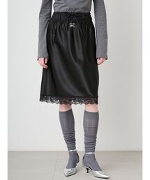 SORIN（ソリン　）の「Satin Layered Midi Skirt/サテン レイヤードミディスカート（スカート）」