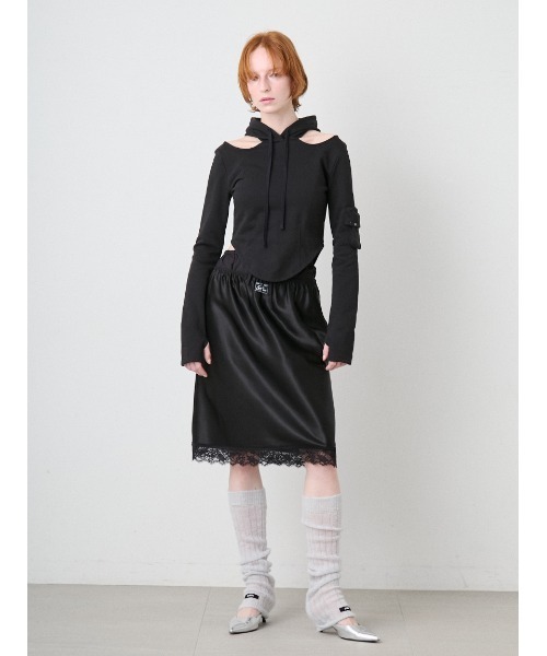 SORIN(ソリン )の「Satin Layered Midi Skirt/サテン レイヤードミディスカート(スカート・レディース・ホワイト/ライトピンク/ブラック・38)」の22枚目の写真