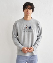 ポンチ刺繍ロンT