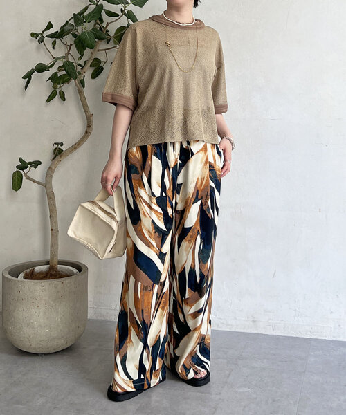 un dix cors(アンディコール)の「カラミ風メッシュプルオーバー(Tシャツ/カットソー・レディース・ブラック/アイボリー/モカ・FREE)」の12枚目の写真
