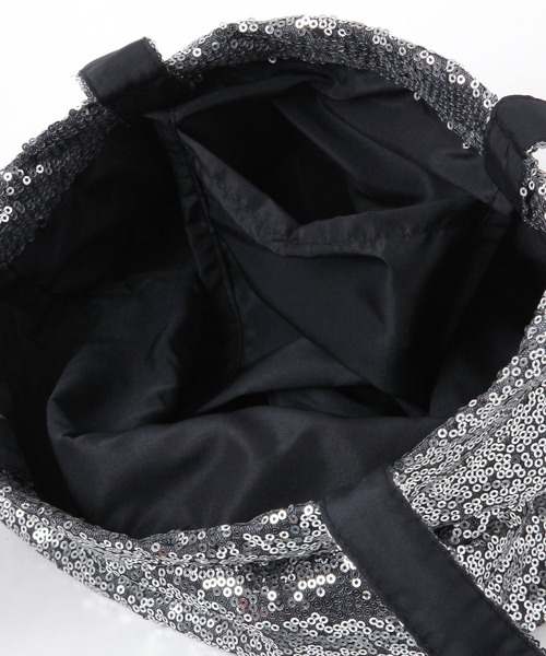 BAYFLOW(ベイフロー)の「BFスパンコールトート(トートバッグ・レディース・レッド/ピンク/ライトグレー/ブラック/ブルー・0)」の12枚目の写真