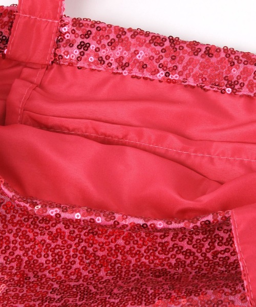 BAYFLOW(ベイフロー)の「BFスパンコールトート(トートバッグ・レディース・レッド/ピンク/ライトグレー/ブラック/ブルー・0)」の13枚目の写真