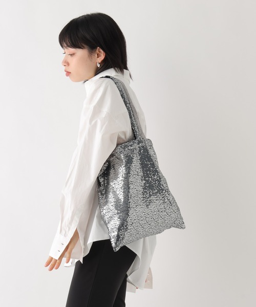 BAYFLOW(ベイフロー)の「BFスパンコールトート(トートバッグ・レディース・レッド/ピンク/ライトグレー/ブラック/ブルー・0)」の22枚目の写真