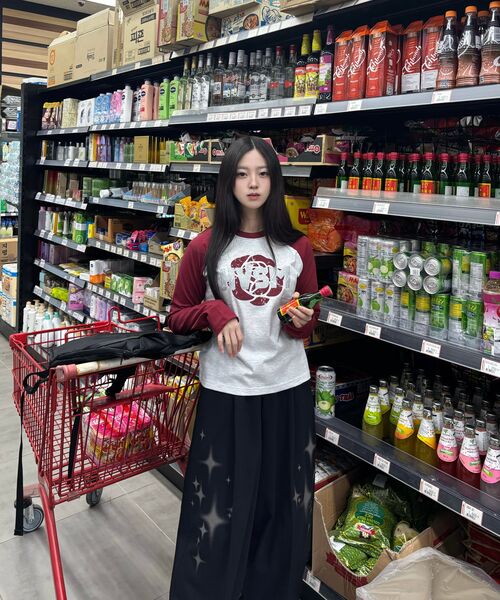 HAVISM（ヘビズム）の「ROSE RAGLAN L/S TEE(WINE)（Tシャツ/カットソー・レディース・その他・ONE SIZE）」の8枚目の写真