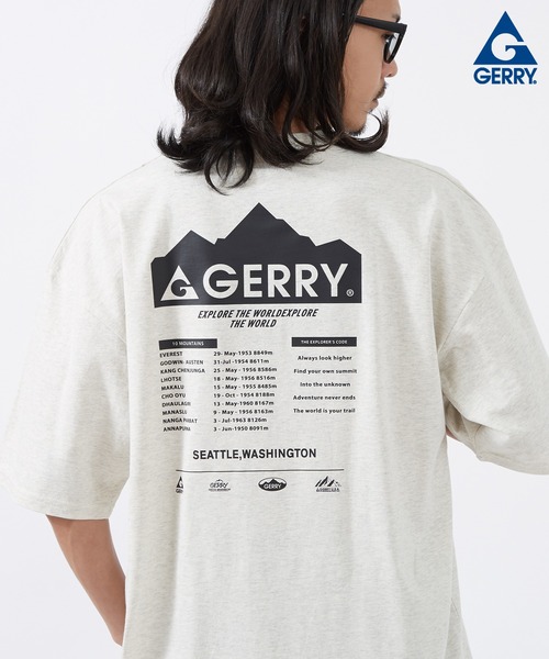 GERRY（ジェリー）の「【GERRY】別注 プリント 半袖Tシャツ（Tシャツ/カットソー・メンズ・カーキ/ブラック/ホワイト系/ホワイト系1/ホワイト系2/ブラック系5/ブルー/ライトグレー系1/ブラック系2/カーキ系2/ブルー系2/ホワイト系3/ライトグレー系3/ブラック系4/カーキ系4/ブルー系4/ホワイト系5/ホワイト/ライトグレー/ライトグレー系/ブラック系1/ライトグレー系2/ブラック系3/カーキ系3/ブルー系3/ホワイト系4/カーキ系5/ブルー系5/ブラック系/カーキ系/ブルー系/カーキ系1/ブルー系1/ライトグレー系4/ライトグレー系5・SMALL/MEDIUM/LARGE/X-LARGE）」の19枚目の写真