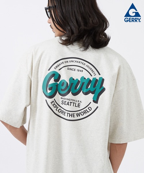 GERRY（ジェリー）の「【GERRY】別注 プリント 半袖Tシャツ（Tシャツ/カットソー・メンズ・カーキ/ブラック/ホワイト系/ホワイト系1/ホワイト系2/ブラック系5/ブルー/ライトグレー系1/ブラック系2/カーキ系2/ブルー系2/ホワイト系3/ライトグレー系3/ブラック系4/カーキ系4/ブルー系4/ホワイト系5/ホワイト/ライトグレー/ライトグレー系/ブラック系1/ライトグレー系2/ブラック系3/カーキ系3/ブルー系3/ホワイト系4/カーキ系5/ブルー系5/ブラック系/カーキ系/ブルー系/カーキ系1/ブルー系1/ライトグレー系4/ライトグレー系5・SMALL/MEDIUM/LARGE/X-LARGE）」の20枚目の写真