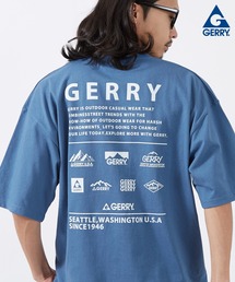 【GERRY】別注 プリント 半袖Tシャツ