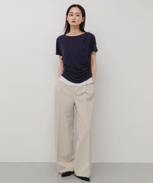 SENSE OF PLACE by URBAN RESEARCH(センスオブプレイスバイアーバンリサーチ)の「ワイドイージーパンツ(その他パンツ・レディース・ブラック/ベージュ系その他/グレー/ライトベージュ・TALL/SMALL/MEDIUM/LARGE/X-SMALL)」の8枚目の写真