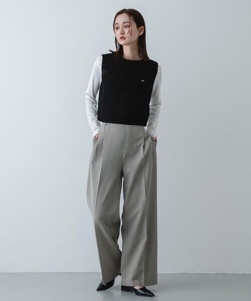 SENSE OF PLACE by URBAN RESEARCH(センスオブプレイスバイアーバンリサーチ)の「ワイドイージーパンツ(その他パンツ・レディース・ブラック/ベージュ系その他/グレー/ライトベージュ・TALL/SMALL/MEDIUM/LARGE/X-SMALL)」の15枚目の写真