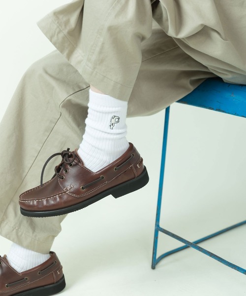 PAR ICI(パーリッシィ)の「むろいなつみ×ぱーりっしぃ P DOG刺繍ソックス(ソックス/靴下・レディース・ホワイト・FREE)」の5枚目の写真