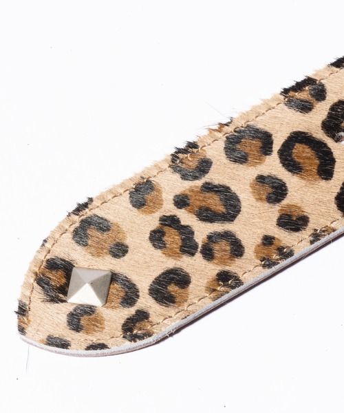 glamb（グラム）の「Hair Calf Belt / ヘアカーフベルト（ベルト・メンズ・ベージュ/ブラック・FREE）」の15枚目の写真