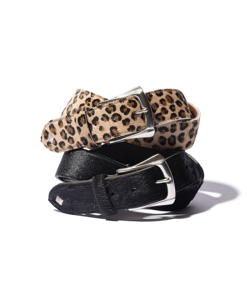 glamb（グラム）の「Hair Calf Belt / ヘアカーフベルト（ベルト・メンズ・ベージュ/ブラック・FREE）」の17枚目の写真