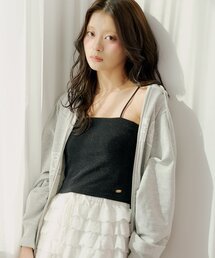 カップ付きラメベアキャミ
