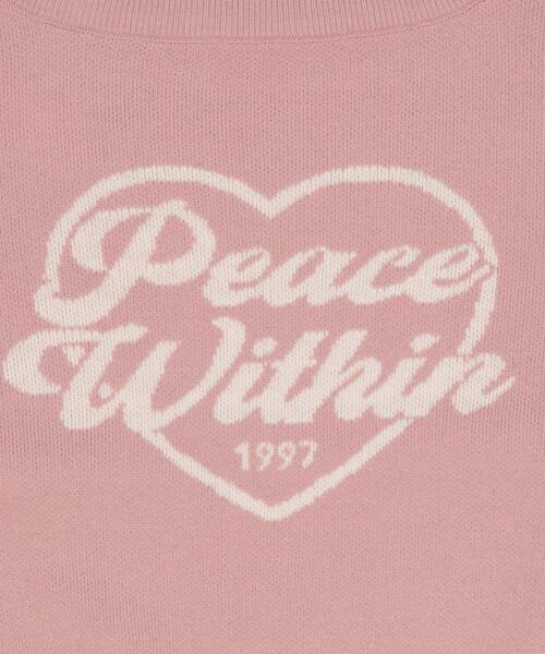 WEGO（ウィゴー）の「WEGO/【26年春夏新作】ハートワンショルニット（ニット/セーター・レディース・ホワイト/ピンク・FREE）」の22枚目の写真
