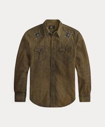 RRL（ダブル アール エル）の「スリム フィット スタデッド デニム ウエスタン シャツ（デニムジャケット）」