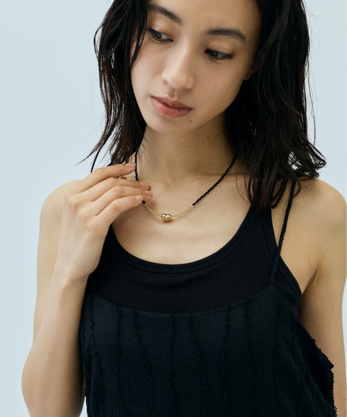 DRWCYS(ドロシーズ)の「ハートビーズネックレス(ネックレス・レディース・ブラック/ホワイト・FREE)」の8枚目の写真